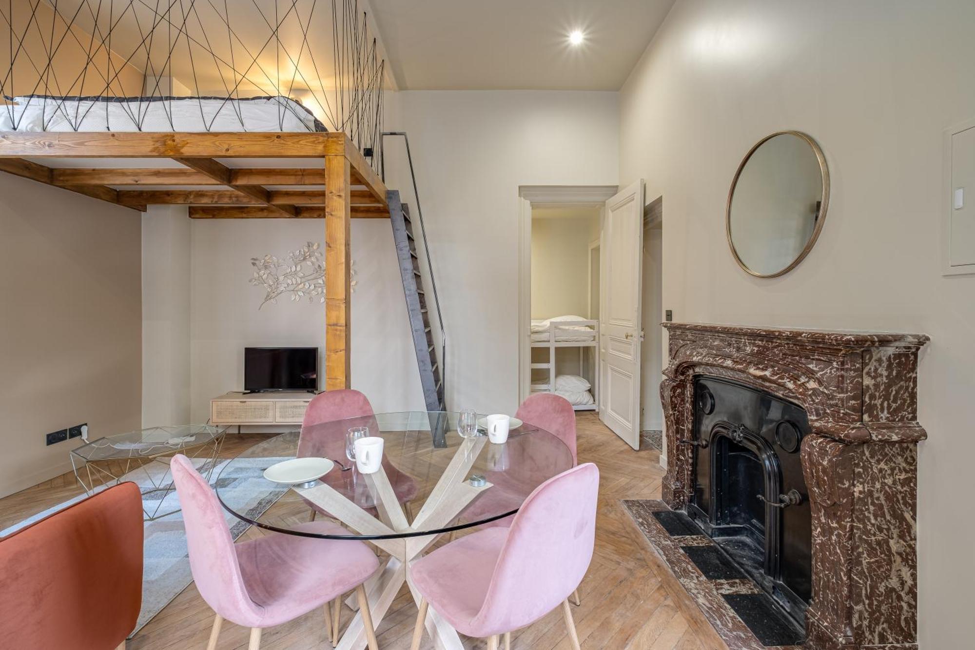 Le Poudre Cours Fauriel Magnifique Appartement Сент Етиен Екстериор снимка